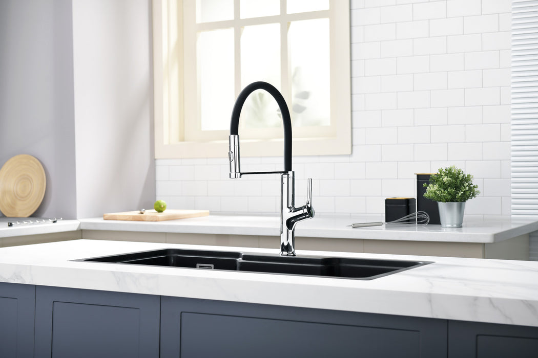 SKY BATH GCL004 LIBERTY Grifo De Cocina Movible Cromo