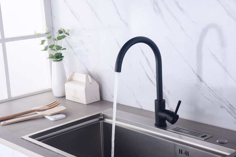 SKY BATH GCO003/NG ORIGIN Grifo De Cocina Negro Mate