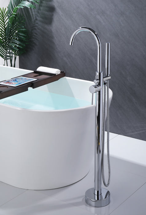 SKY BATH GEA001 ALPHA Grifo Monomando Exenta De Bañera Cromo