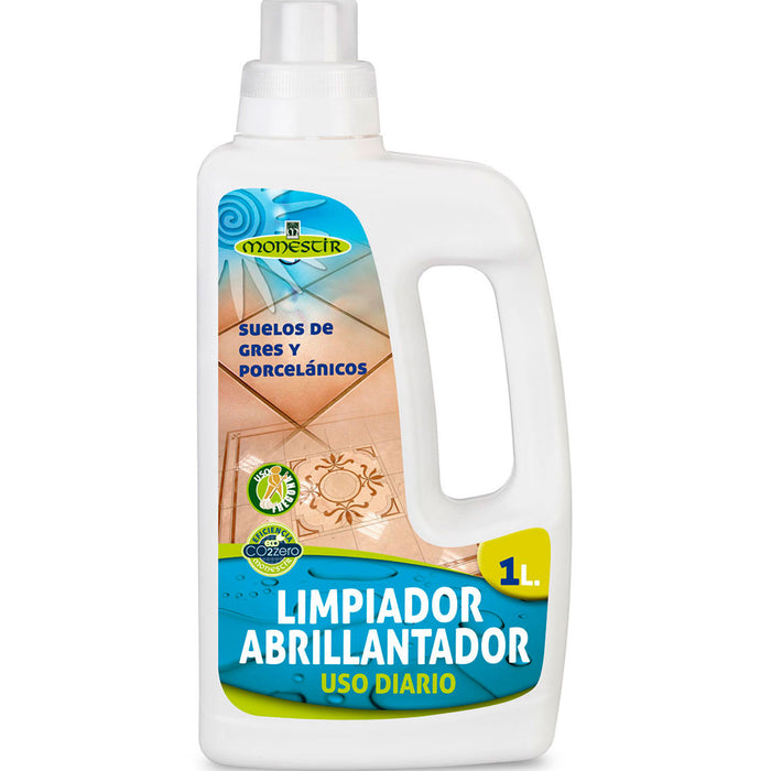 MONESTIR GH011SC Limpiador Abrillantador Suelos De Cerámica Gres y Porcelánicos 1L