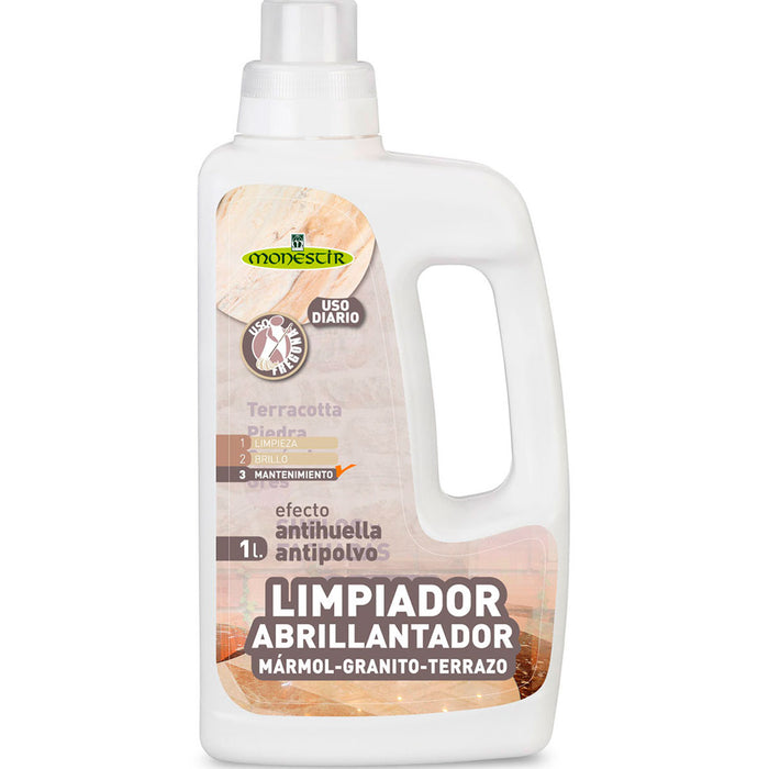 MONESTIR GH018SM Limpiador Abrillantador Suelos De Mármol Granito y Terrazo 1L