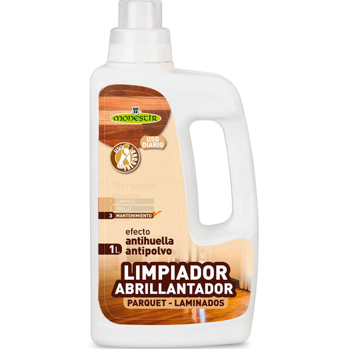 MONESTIR GH014SP Limpiador Abrillantador Suelos De Madera Parquet y Laminados 1L