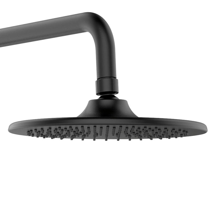 LLAVISAN L111834 Rociador Duchón Redondo Diámetro 20 Cm Color Negro Mate