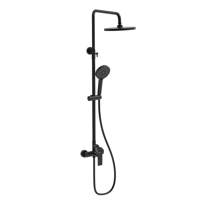 LLAVISAN L126514 DAKAR Gran Ducha Ducha Monomando 2 Vías Color Negro Mate