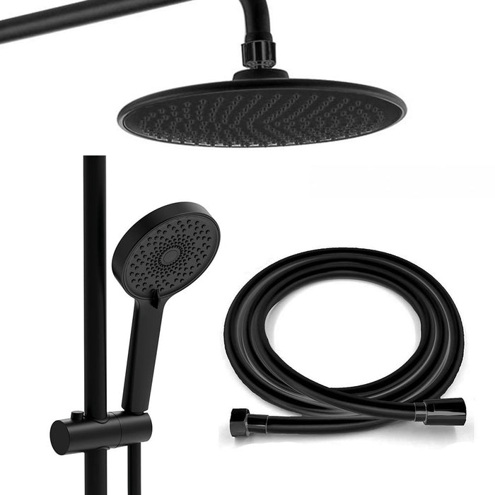 LLAVISAN L126514 DAKAR Gran Ducha Ducha Monomando 2 Vías Color Negro Mate