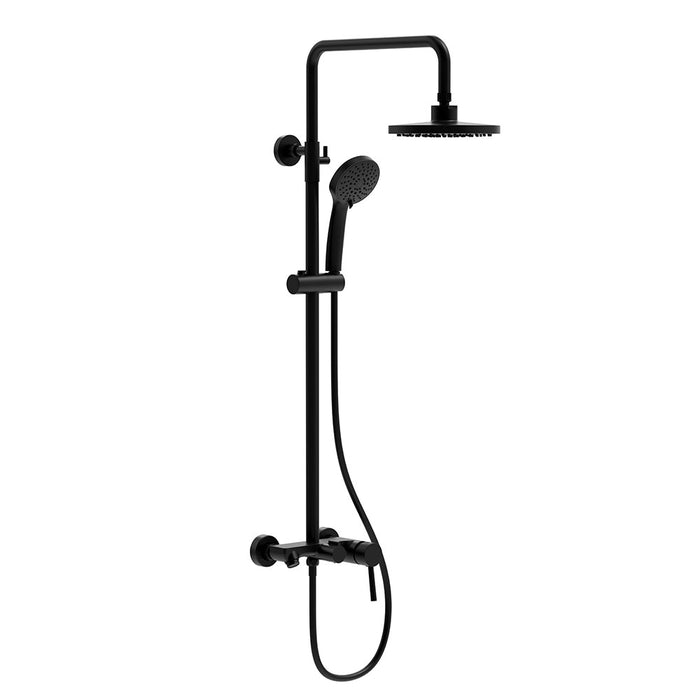 LLAVISAN L126524 OSLO Gran Ducha Monomando De 3 Vias Color Negro Mate