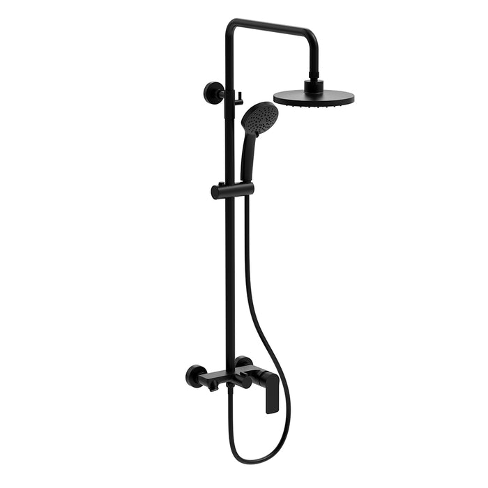 LLAVISAN L126534 DAKAR Gran Ducha Monomando 3 Vias Color Negro Mate