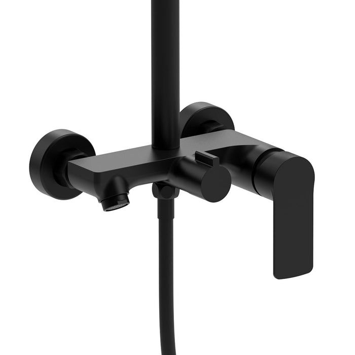 LLAVISAN L126534 DAKAR Gran Ducha Monomando 3 Vias Color Negro Mate