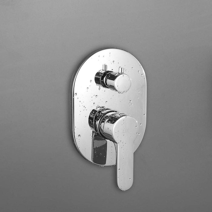 LLAVISAN L154534 SIOUX Grifo Monomando Ducha Empotrado 2 Vías Cromo