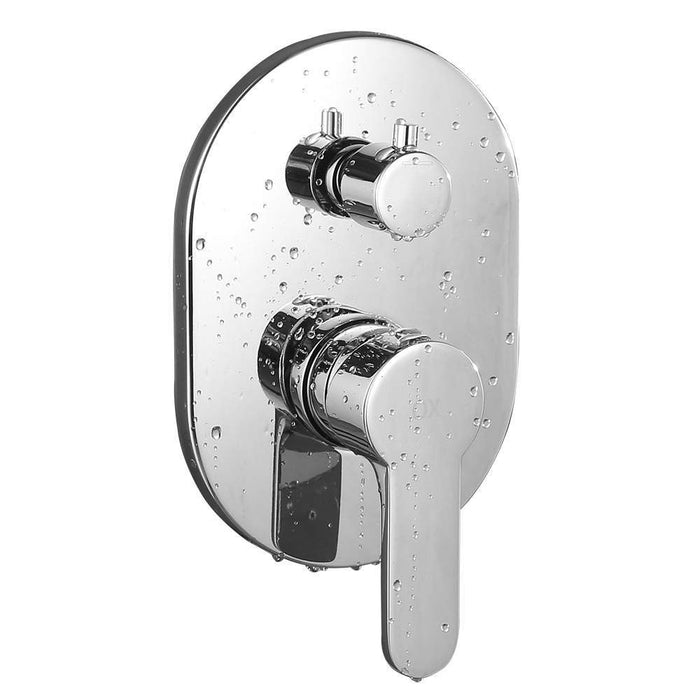 LLAVISAN L154534 SIOUX Grifo Monomando Ducha Empotrado 2 Vías Cromo