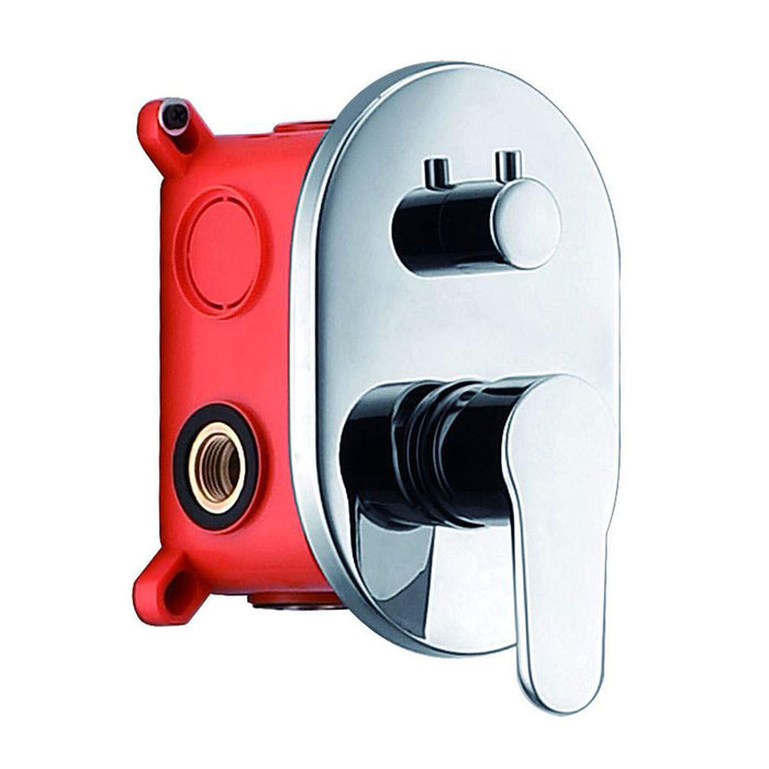 LLAVISAN L154534 SIOUX Grifo Monomando Ducha Empotrado 2 Vías Cromo