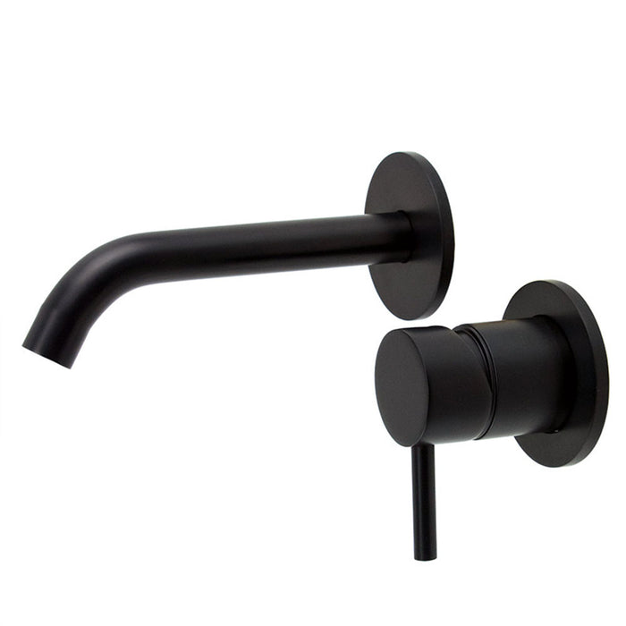 LLAVISAN L156214 REDONDO Monomando Empotrar Lavabo Color Negro Mate