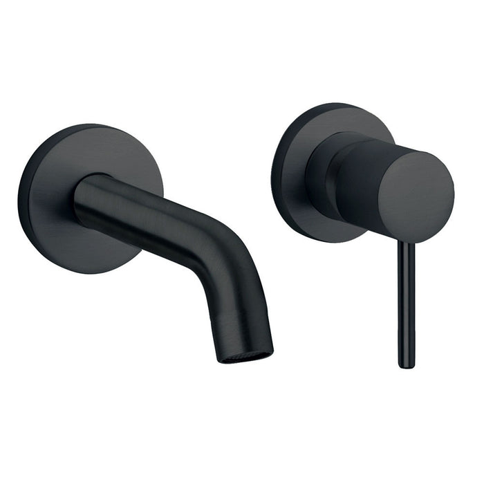 LLAVISAN L156214 REDONDO Monomando Empotrar Lavabo Color Negro Mate