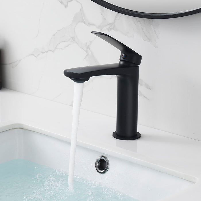 LLAVISAN L156494 DAKAR Monomando De Lavabo Color Negro Mate