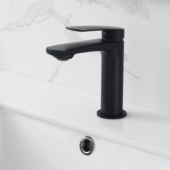 LLAVISAN L156494 DAKAR Monomando De Lavabo Color Negro Mate