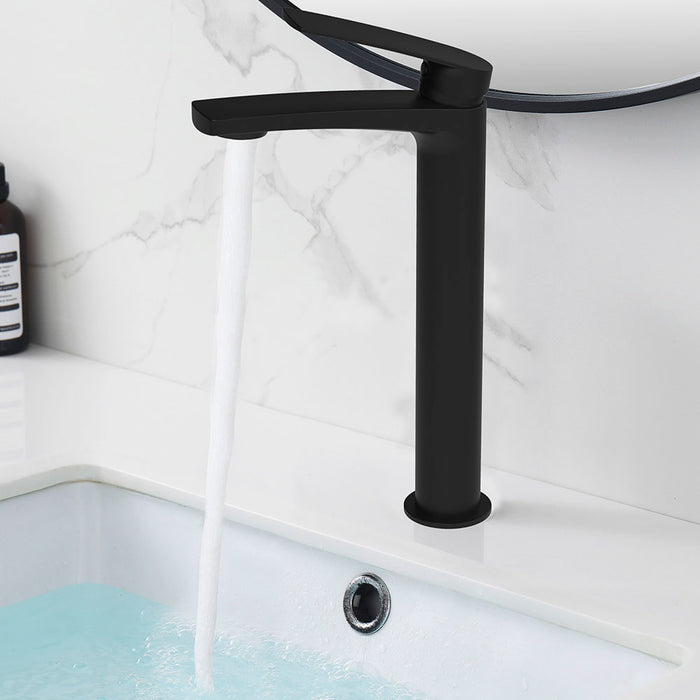 LLAVISAN L156584 DAKAR Monomando De Lavabo Alto Color Negro Mate
