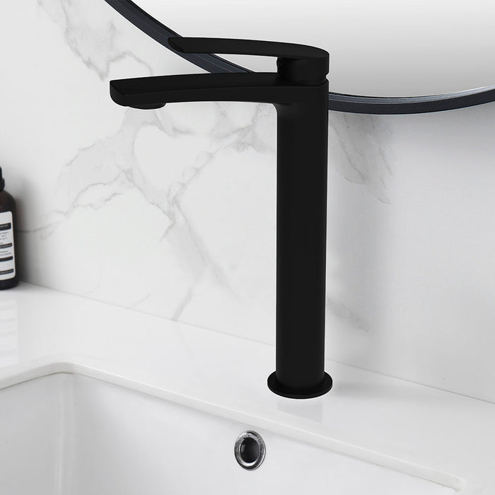 LLAVISAN L156584 DAKAR Monomando De Lavabo Alto Color Negro Mate