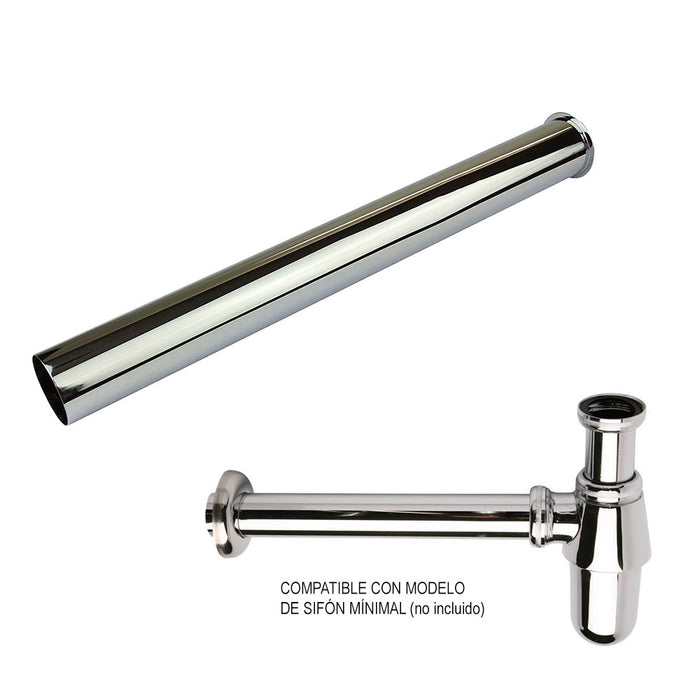 LLAVISAN L186143 Tubo Alargador Sifón Cromo