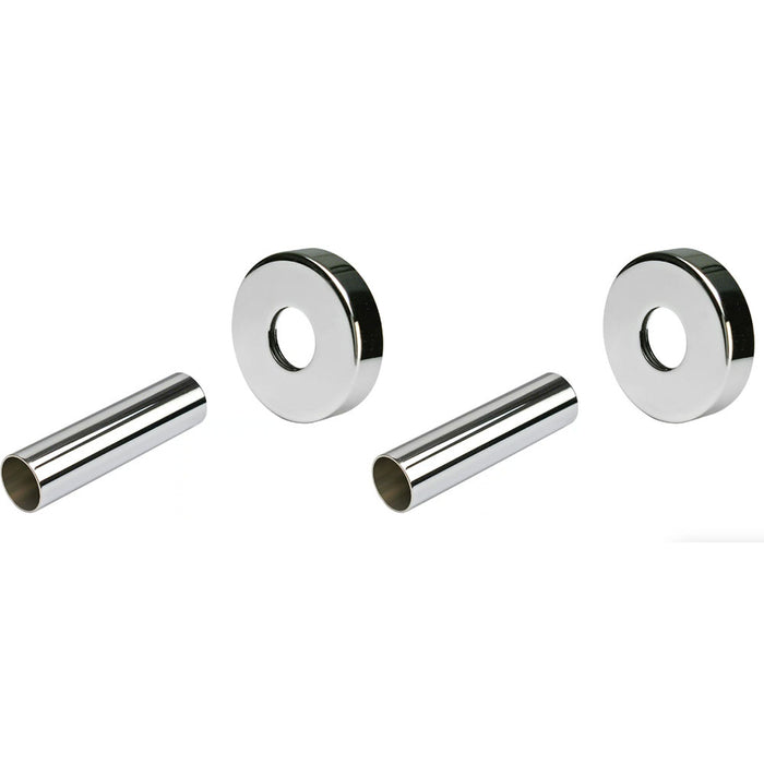 LLAVISAN L305904 Kit Cubretubos Redondo Para Secatoallas Cromo