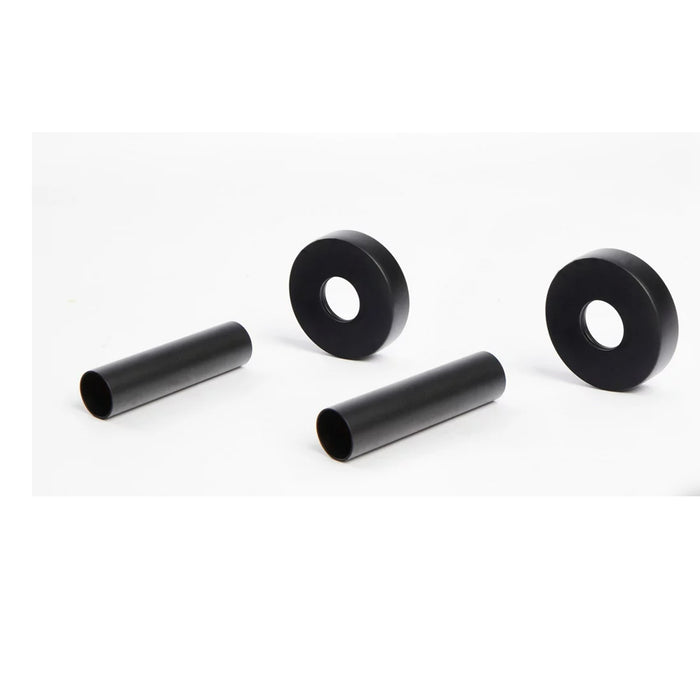 LLAVISAN L306614 Kit Cubretubos Redondo Para Secatoallas Color Negro Mate