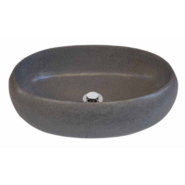 MOSAVIT THAI Lavabo Sobre Encimera De Cemento Gris