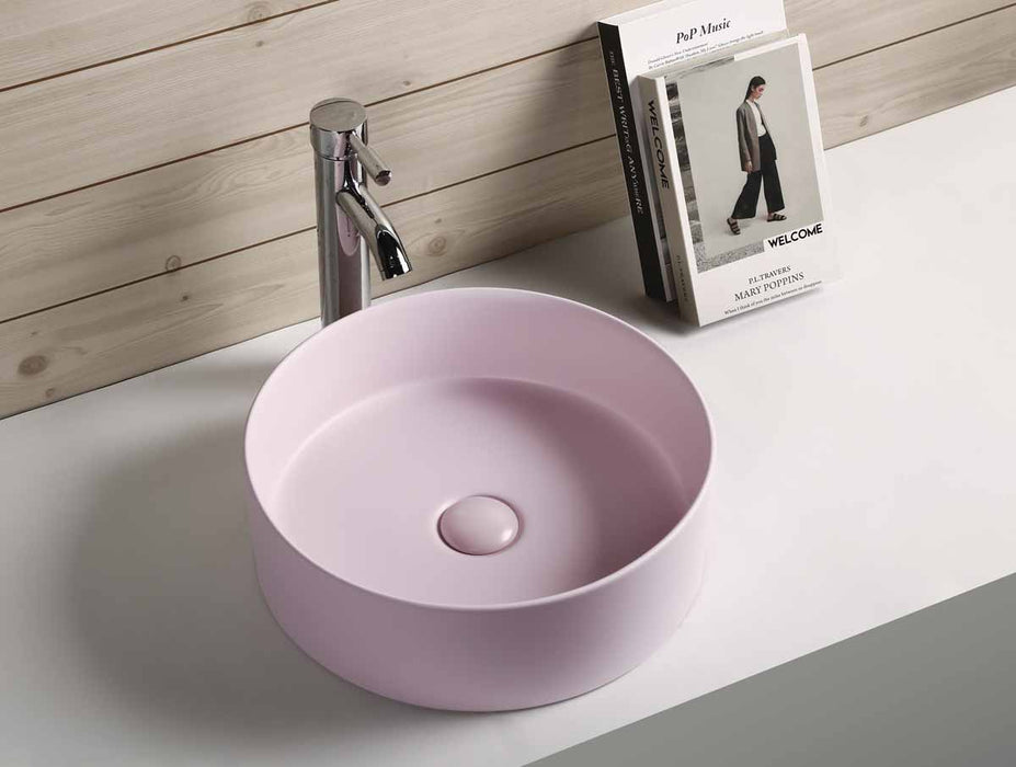MOSAVIT NAYA Lavabo Encimera Cerámico Satinado Rosa