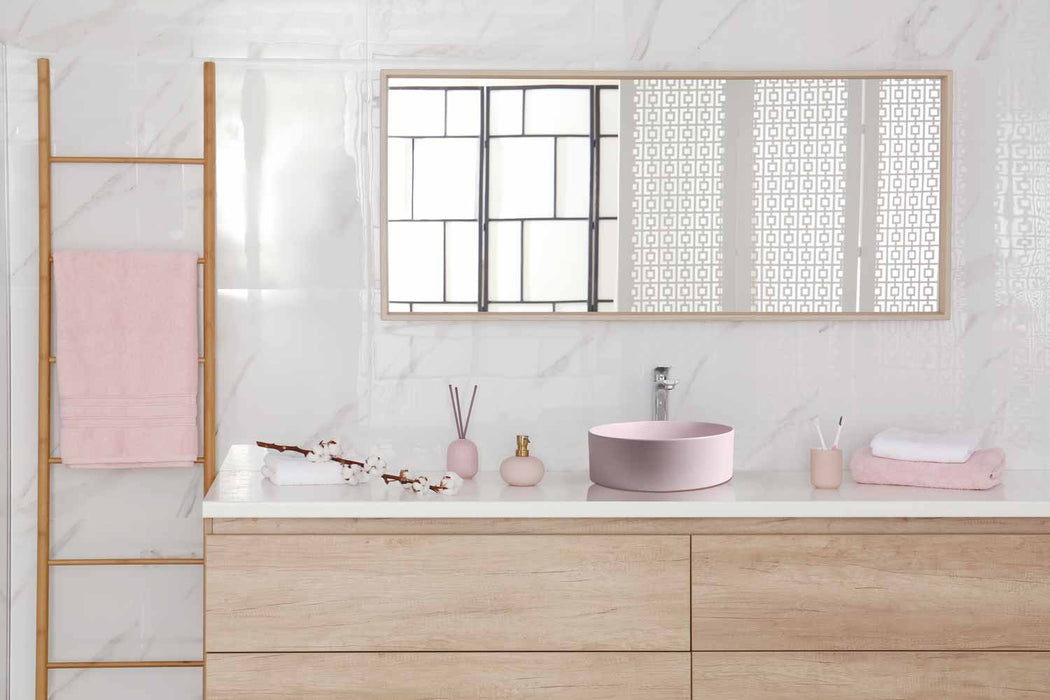 MOSAVIT NAYA Lavabo Encimera Cerámico Satinado Rosa