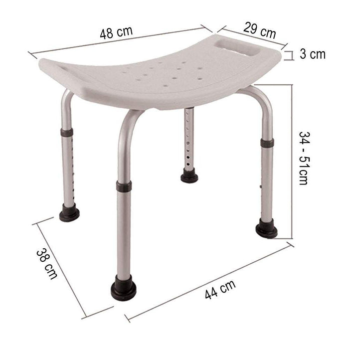 OXEN 141024 Banqueta De Ducha Plegable 3 a 5 Días OXEN 