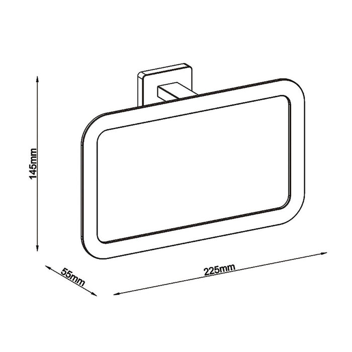 OXEN 830007 SERRANO Pack Accesorios de Baño