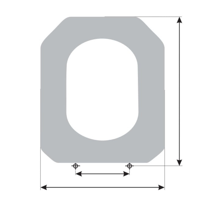 ETOOS 02376108 1930 REDONDO Tapa WC Duravit Blanco