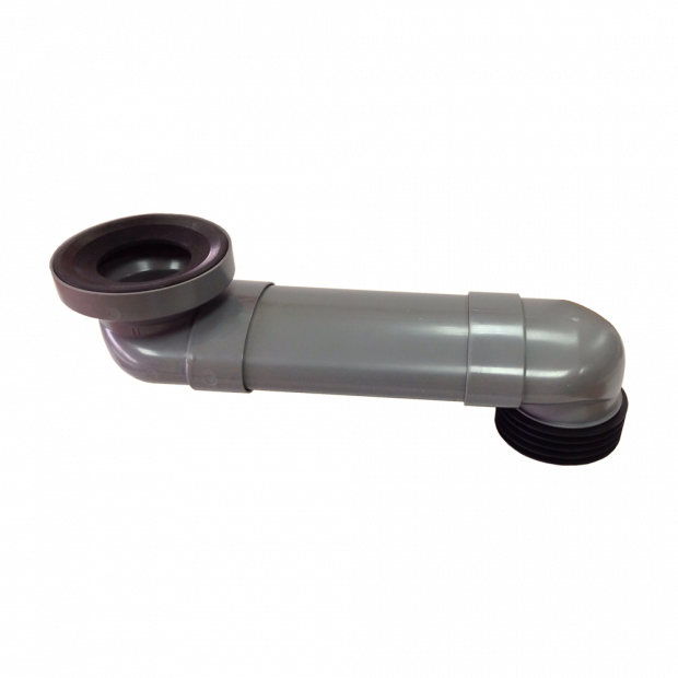 TECNOAGUA T-120 Manguito Inodoro PVC Acortable