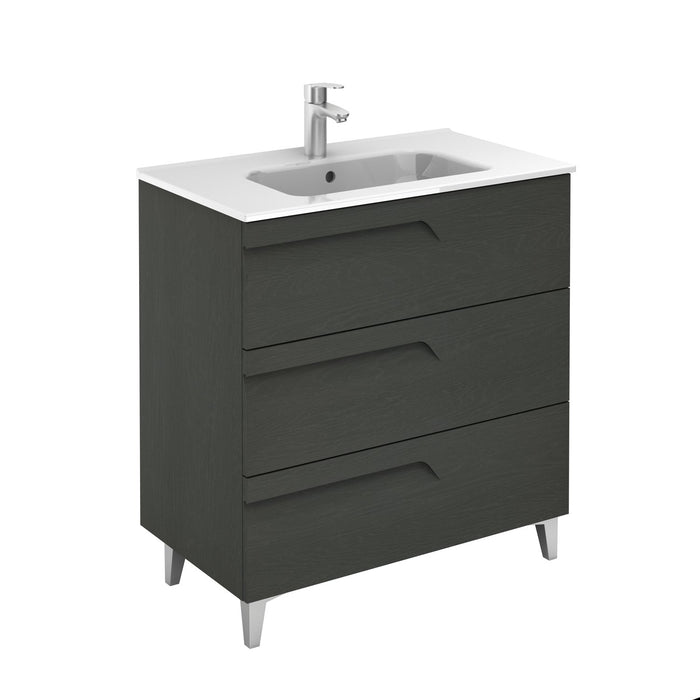 ROYO VITALE Mueble+Lavabo 3 cajones F-39 cms Gris Nature 5 a 7 Días MOBILIARIO ROYO 