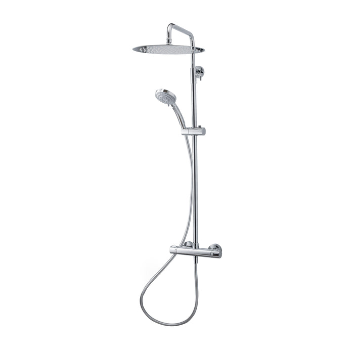 PRESTO 50059500 PYSA Grifo Ducha Termostática con Columna Rociador 300 mm Cromo