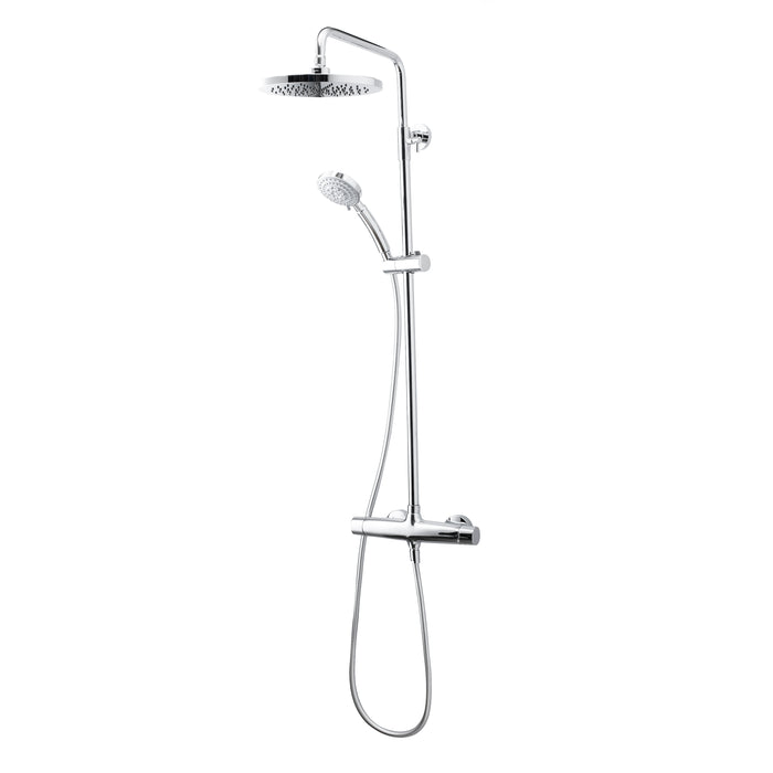 PRESTO 49650301 LIVRA Columna Ducha Mezcladora Rociador 250 mm y Flexo PVC