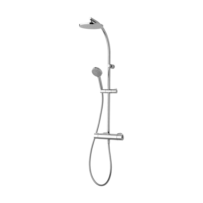 PRESTO 35049300 LUXURY Grifo Ducha Termostática con Columna Rociador 200 mm Cromo