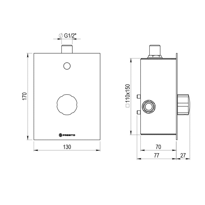 PRESTO 79311 DOMO SENSIA DM Transformador Cromo