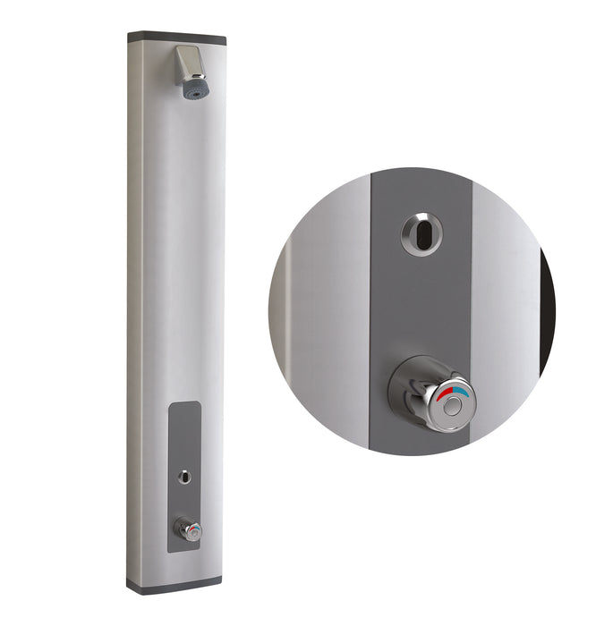 PRESTO 88884 SENSIA PRESTODUC Conjunto Ducha Mural Mezclador Pila Gris claro