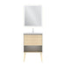 AMIZUVA C0073868 NARA Conjunto Completo 60 1 Cajón 1 Hueco Blanco Mate Roble Arenado 3 a 5 Días AMIZUVA 