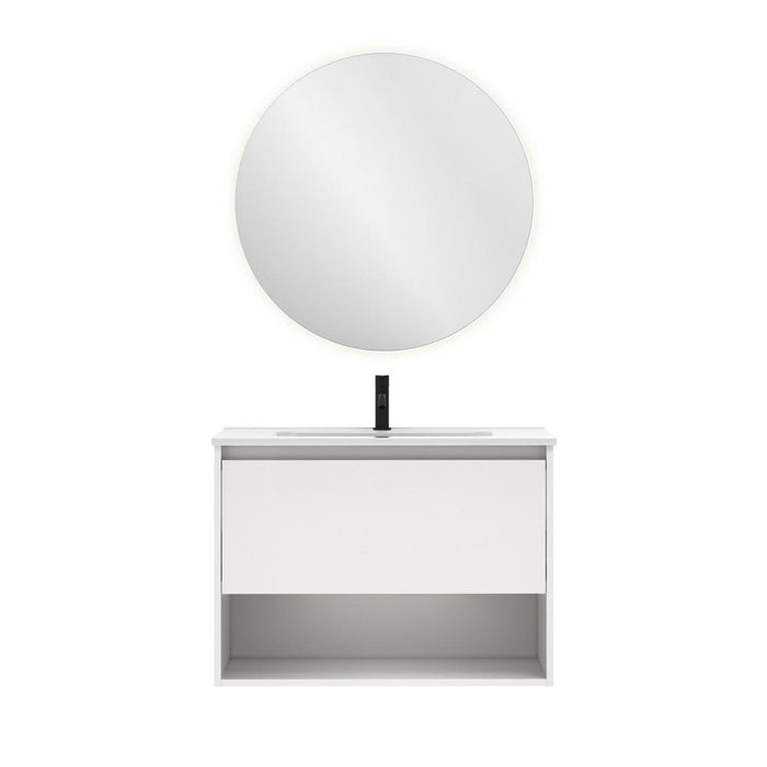 AMIZUVA C0073890 NIWA Conjunto Completo 80 1 Cajón 1 Hueco Blanco Brillo 3 a 5 Días AMIZUVA 