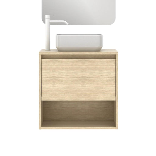 AMIZUVA NIWA TOP Mueble+Lavabo 1 Cajón 1 Hueco Roble Arenado 3 a 5 Días AMIZUVA 
