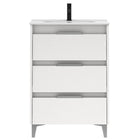 AMIZUVA SUKI Mueble+Lavabo 3 Cajones Blanco Brillo 3 a 5 Días AMIZUVA 
