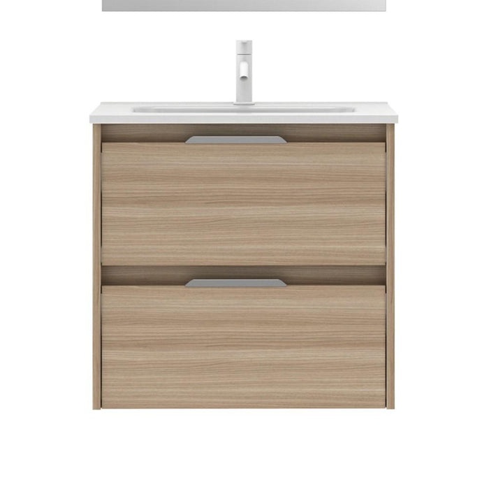 AMIZUVA SUKI Mueble+Lavabo 2 Cajones Nogal Arenado 3 a 5 Días AMIZUVA 