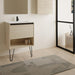 AMIZUVA YOKO Mueble+Lavabo 1 Cajón 1 Hueco Roble Arenado 3 a 5 Días AMIZUVA 