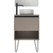 AMIZUVA YOKO TOP Mueble+Lavabo 1 Cajón 1 Hueco Fumé Arenado 3 a 5 Días AMIZUVA 