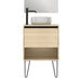 AMIZUVA YOKO TOP Mueble+Lavabo 1 Cajón 1 Hueco Roble Arenado 3 a 5 Días AMIZUVA 