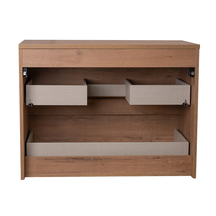 BATHME MADISON TOP Conjunto Completo Mueble 2 Cajones Roble Ostippo