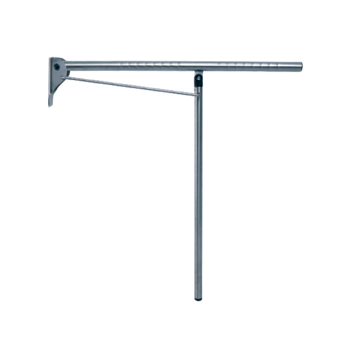 PRESTO 68176PR EQUIP Barra De Apoyo Abatible Mural-Suelo Inox Blanco