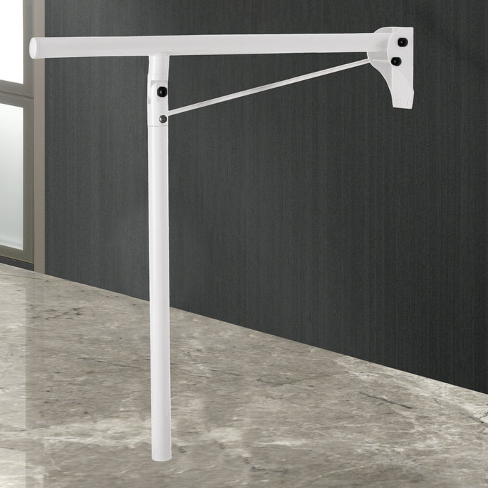 PRESTO 89177PR EQUIP Barra De Apoyo Abatible Mural-Suelo Nylon