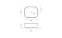 BATHCO 4072 OLEA Lavabo Rectangular 3 a 5 Días The Bath Collection 