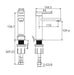 BATHME INFINITY B16 Grifo Monomando Lavabo Cromo 24/48 Horas BATHME 